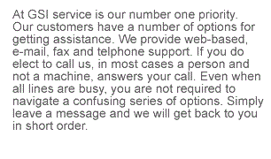 Customer Support